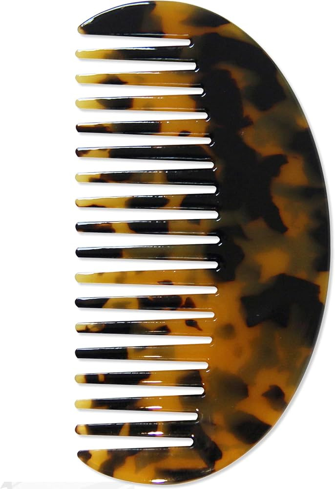 Detangling Tortoise Comb Ideal for Curly, Thick, Thin, Wet Hair - Vintage Salon Care, Non-Static,... | Amazon (US)
