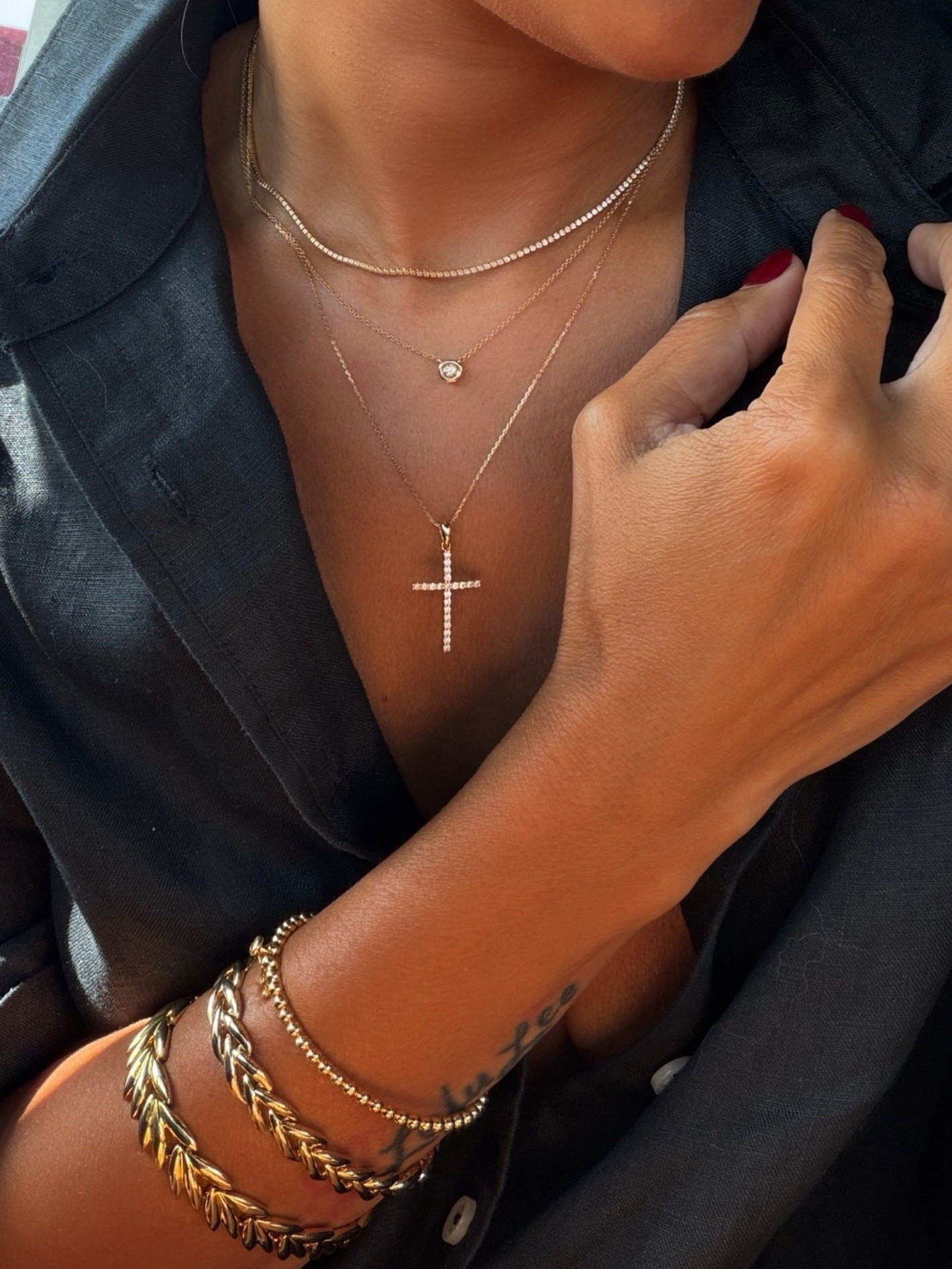 Necklace stack 🌹

#LTKSeasonal #LTKootd #LTKOver40