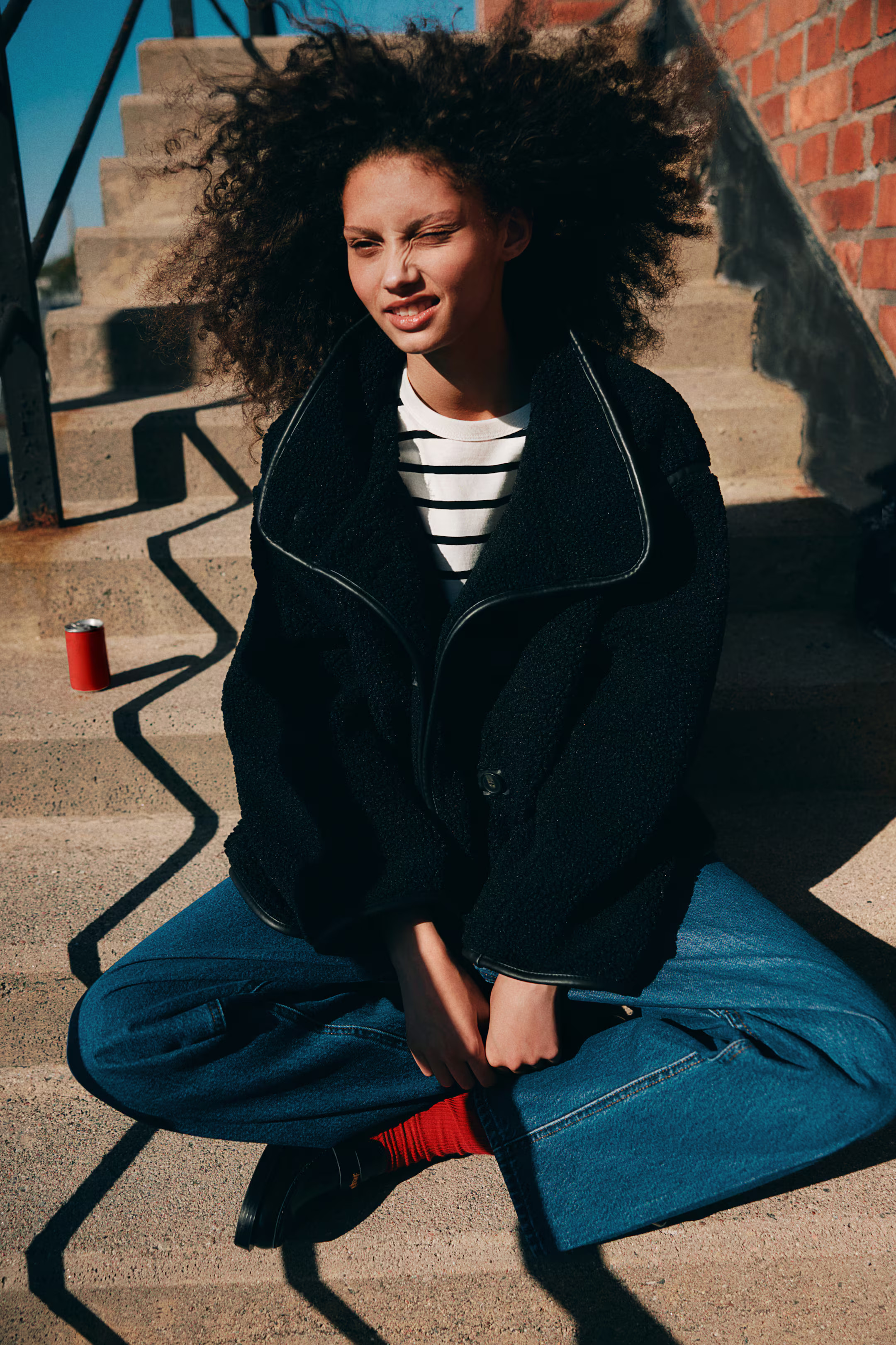 Loose-Fit Teddy Fleece Jacket | H&M (US + CA)