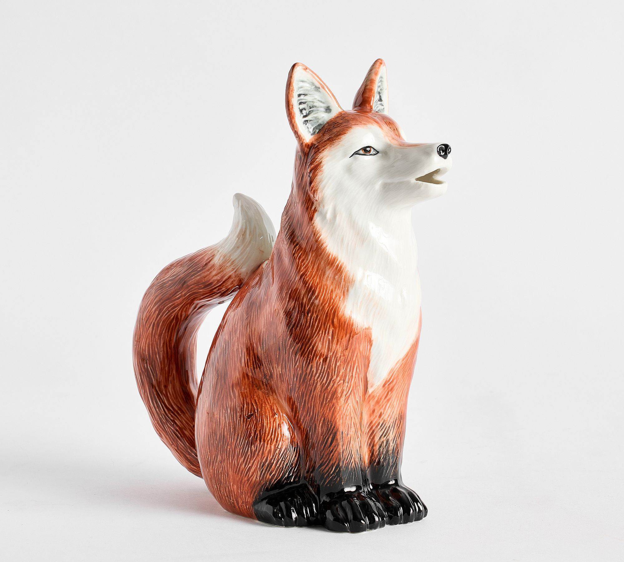 Fantastical Forest Stoneware Fox Pitcher | Pottery Barn (US)