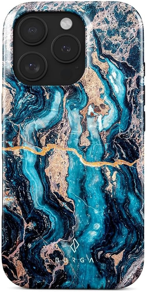 BURGA Phone Case for iPhone 16 Pro Max - Cute, Trendy, Aesthetic, Pattern Phone Cover, Hard Shell... | Amazon (US)