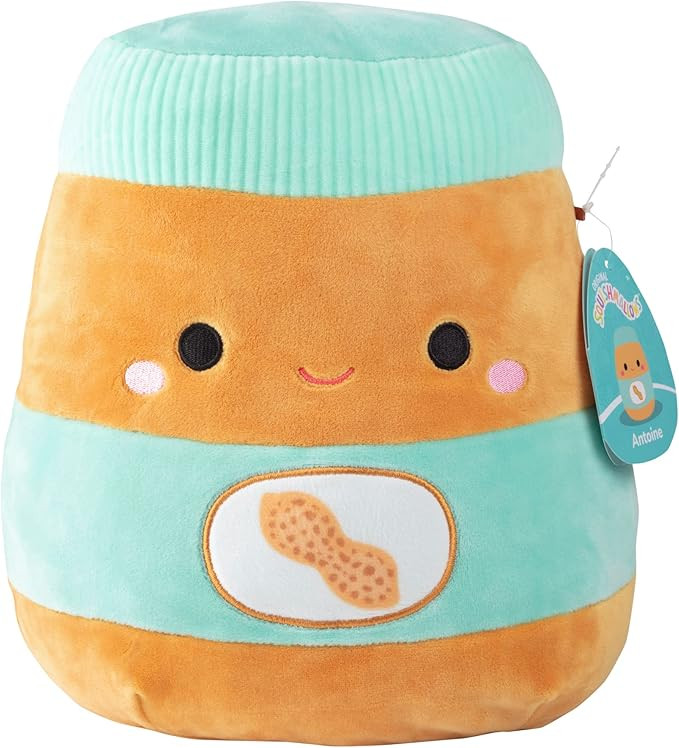 Amazon.com: Squishmallow 10" Antonie The Peanut Butter - Official Kellytoy Food Plush - Adorable ... | Amazon (US)