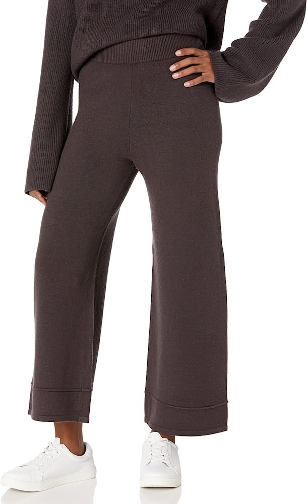 The Drop Women's Bernadette Pull-On Loose-Fit Cropped Sweater Pant | Amazon (US)