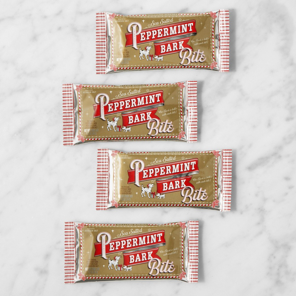 Williams Sonoma Salted Peppermint Bark Bites, Set of 4 | Williams-Sonoma