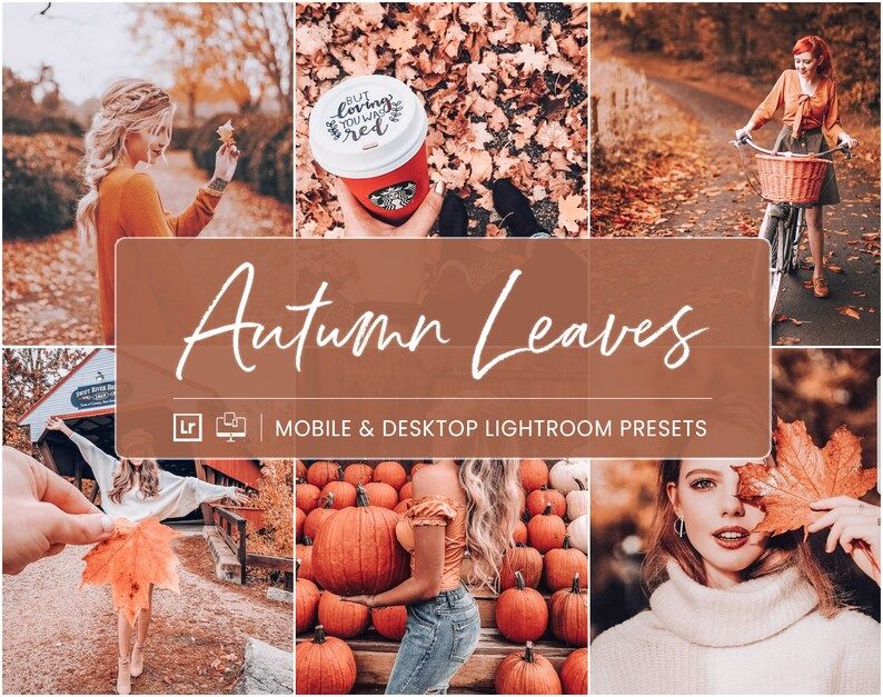 10 Autumn Mobile Lightroom Presets, Desktop Fall Lightroom Presets, Autum Bride Lightroom Presets... | Etsy (US)