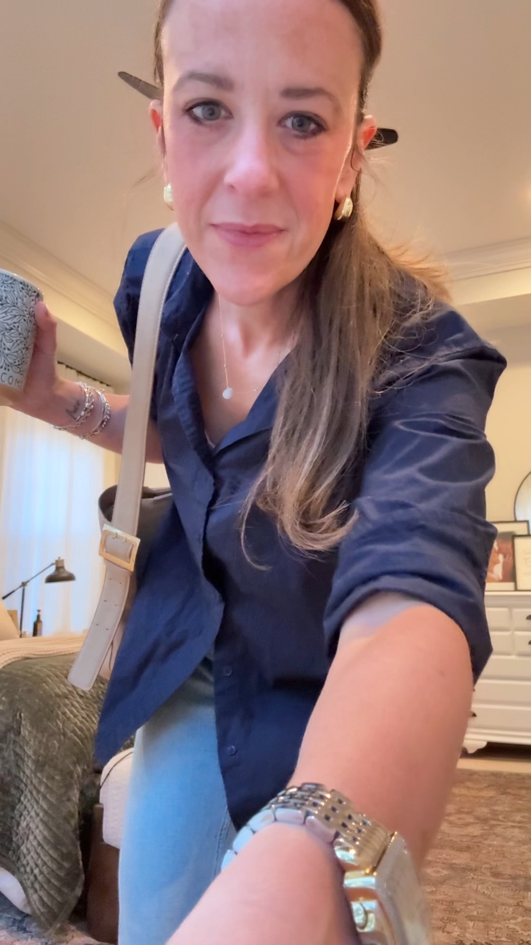 Quince promo code: INFG-26LINENANDLIGHTCO10 for 10% off your first order 🤍

Easy fall workwear + casual mom outfit with a @Quince organic cotton button-down, Abercrombie straight-leg jeans, and brown mules. Perfect for a teacher outfit, business casual look, school drop-off, casual Friday, or everyday fall style.

Sizing: Quince button-down S | Abercrombie jeans 25R | I’m 5’4”