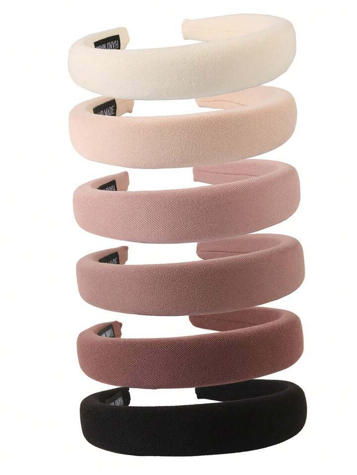 1pc Handmade Fabric Headband With Thick Sponge For Women, Simple Style Hair Accessories For High ... | SHEIN