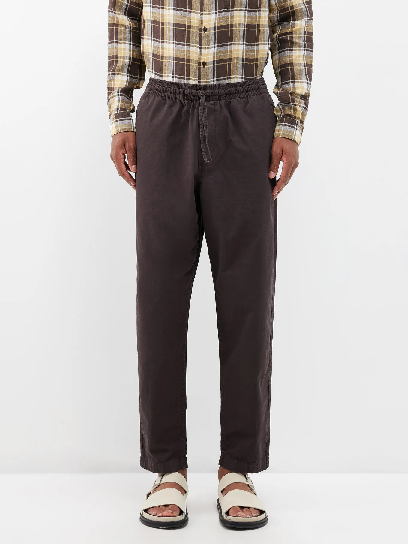 Alva drawstring organic-cotton trousers | YMC | Matches (UK)