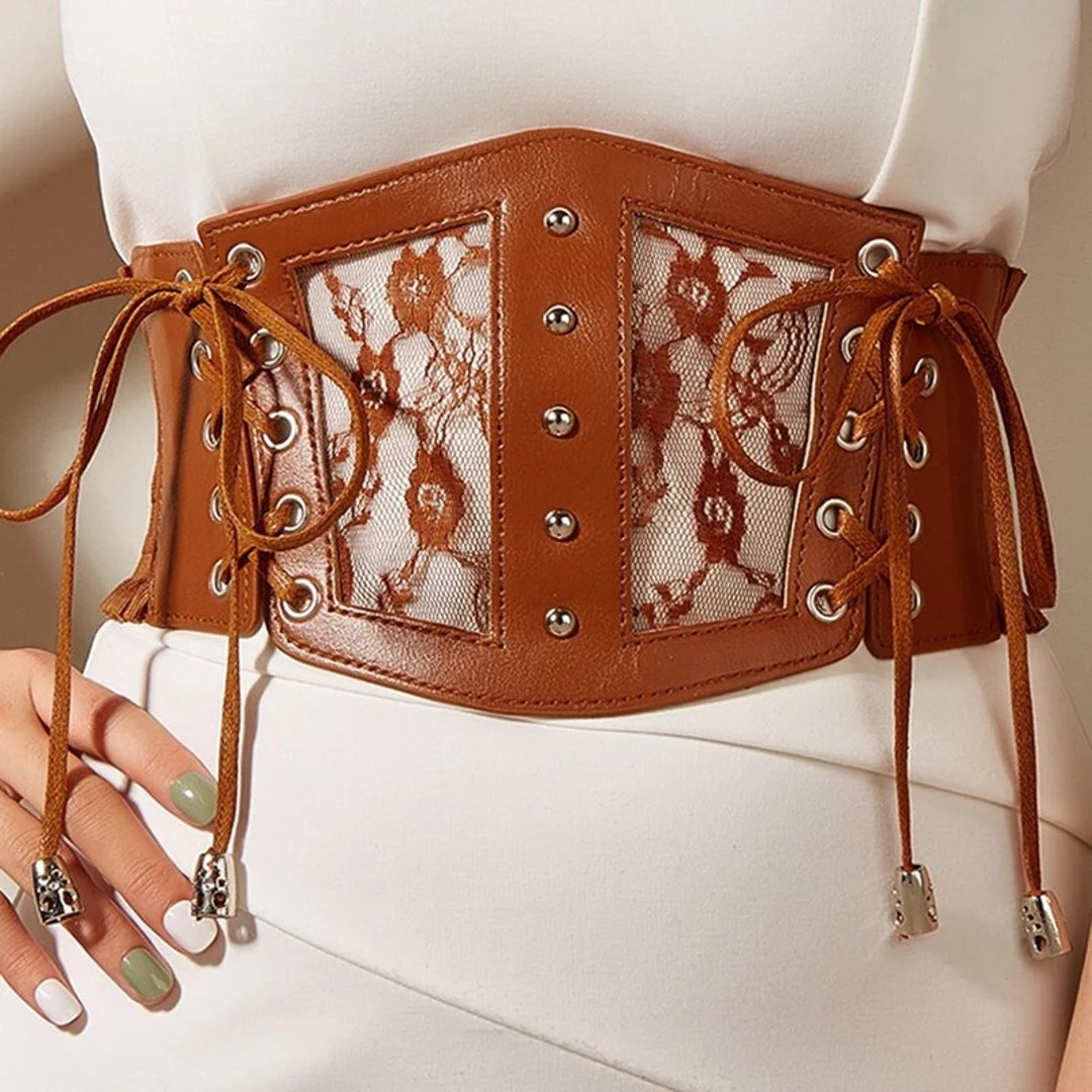 Under Bust Corset Belt Elastic Corset Leather Belt Body - Etsy | Etsy (US)