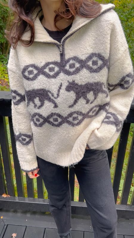 knit zip sweater, black jeans, black t-shirt, chelsea boots, silver hoops, silver jewellery, kitri, ganni, coggles, selfridges, toteme, h&m, & other stories, astrid & miyu, uniqlo, arket, daisy london jewellery, winter outfit ideas 

use code HANNI15 for 15% off + free NDD for ganni boots & kitri sweater 

#LTKSeasonal #LTKstyletip #LTKeurope