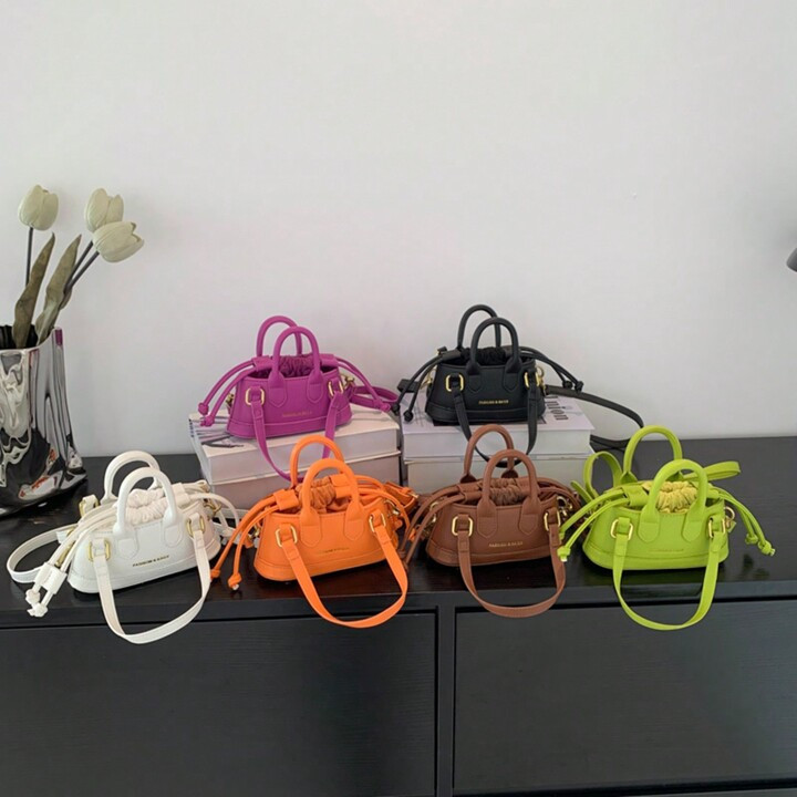 New Vintage Style Pu Leather, Waterproof, Leopard Print, Orange Shoulder Bag For Women, Suitable ... | SHEIN