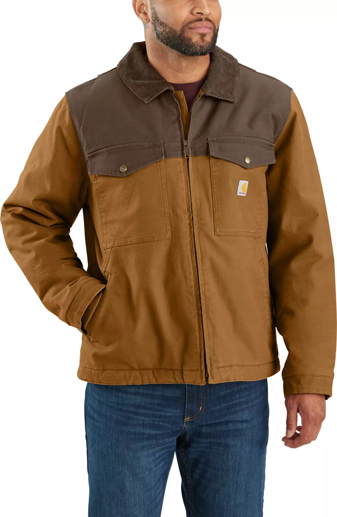 Carhartt Men's Montana Rugged Flex Relaxed Fit Duck Insulated Jacket | Dick's Sporting Goods