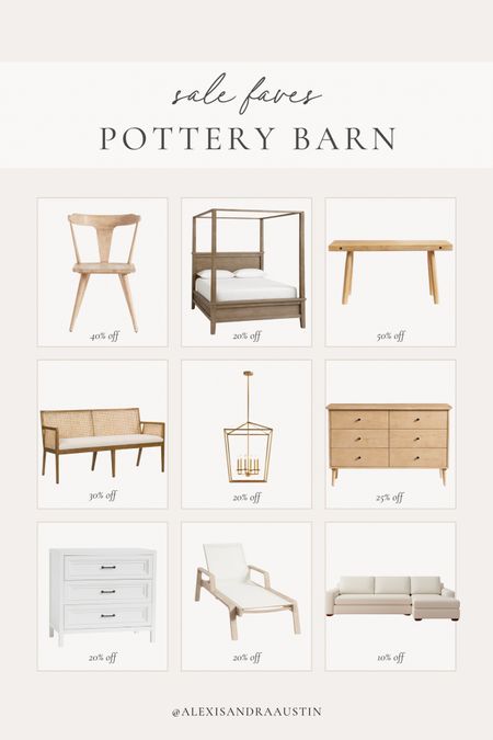 My fave sale finds from Pottery Barn! Save now on timeless pieces for your home that will incorporate into years of styles

Home finds, deal of the day, sale alert, furniture favorites, neutral home, aesthetic home, spring style, spring refresh, dresser faves, console table, dining chair, lighting faves, wooden bench, nightstand, outdoor lounger, Pottery Barn style, canopy bed, light and bright, shop the look!

#LTKstyletip #LTKSeasonal #LTKhome