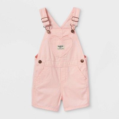 OshKosh B'gosh Toddler Girls' Shortalls - Pink | Target