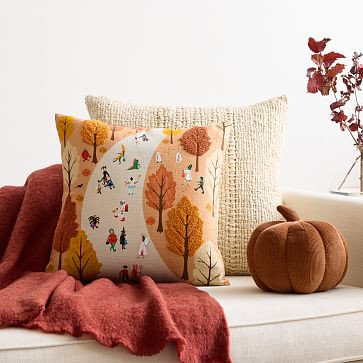 Trick Or Treat Pillow Cover Set | West Elm (US)