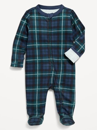 2-Way-Zip Printed Sleep &amp;amp; Play Footed One-Piece for Baby | Old Navy (CA)