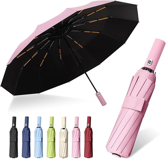 Ombrello Automatico Avanzato | Ombrello Antivento e Impermeabile con Forte Protezione UV | Design... | Amazon (IT)