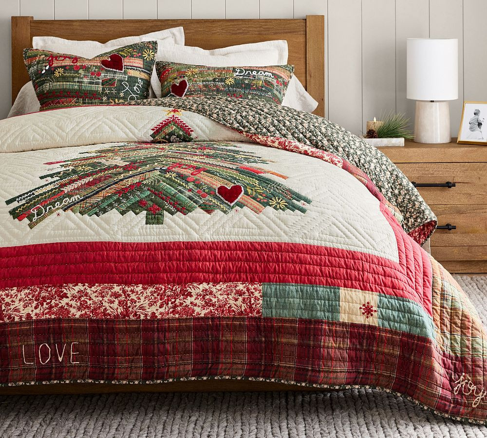 Winter Dreams Handcrafted Reversible Quilt, Full/Queen | Pottery Barn (US)