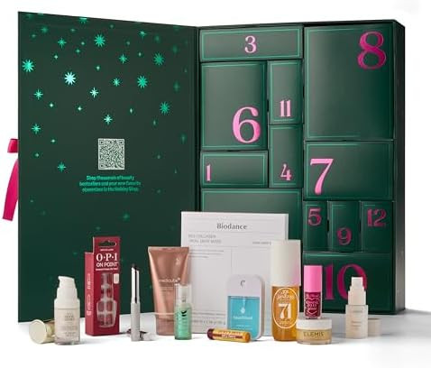 Amazon Beauty Advent Calendar | Exclusive 12 Days of Beauty 2025 | 8 Full-Size and 4 Mini-Size Fa... | Amazon (US)