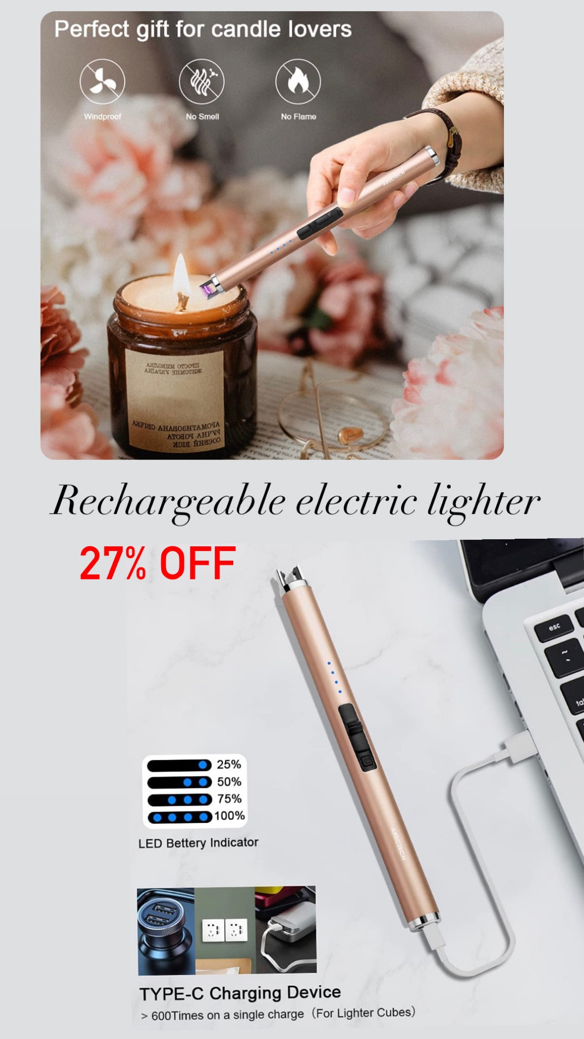Rechargeable electric lighter 


Amazon finds
Amazon home
Amazon travel 
Amazon must have 

#LTKfamily #LTKsalealert #LTKhome