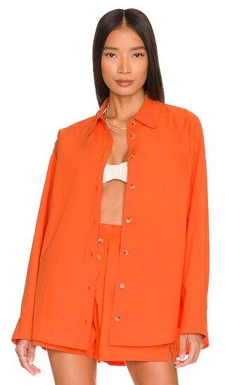 Pop Shirt in Papaya | Revolve Clothing (Global)