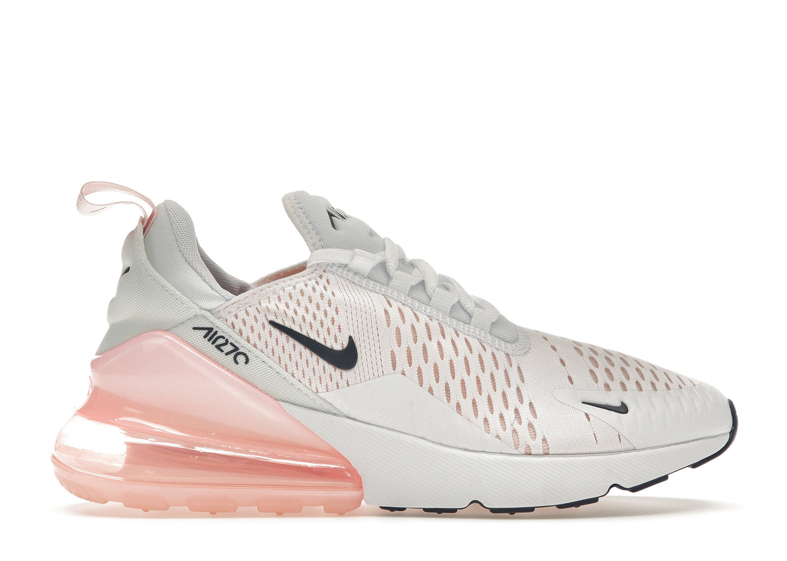 Nike Air Max 270 (Women's) Sneakers in White/Midnight Navy Blue/Atmosphere | StockX