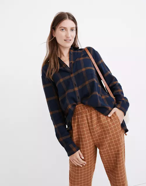 Flannel Oversized Ex-Boyfriend Shirt in Forbell Plaid | Madewell