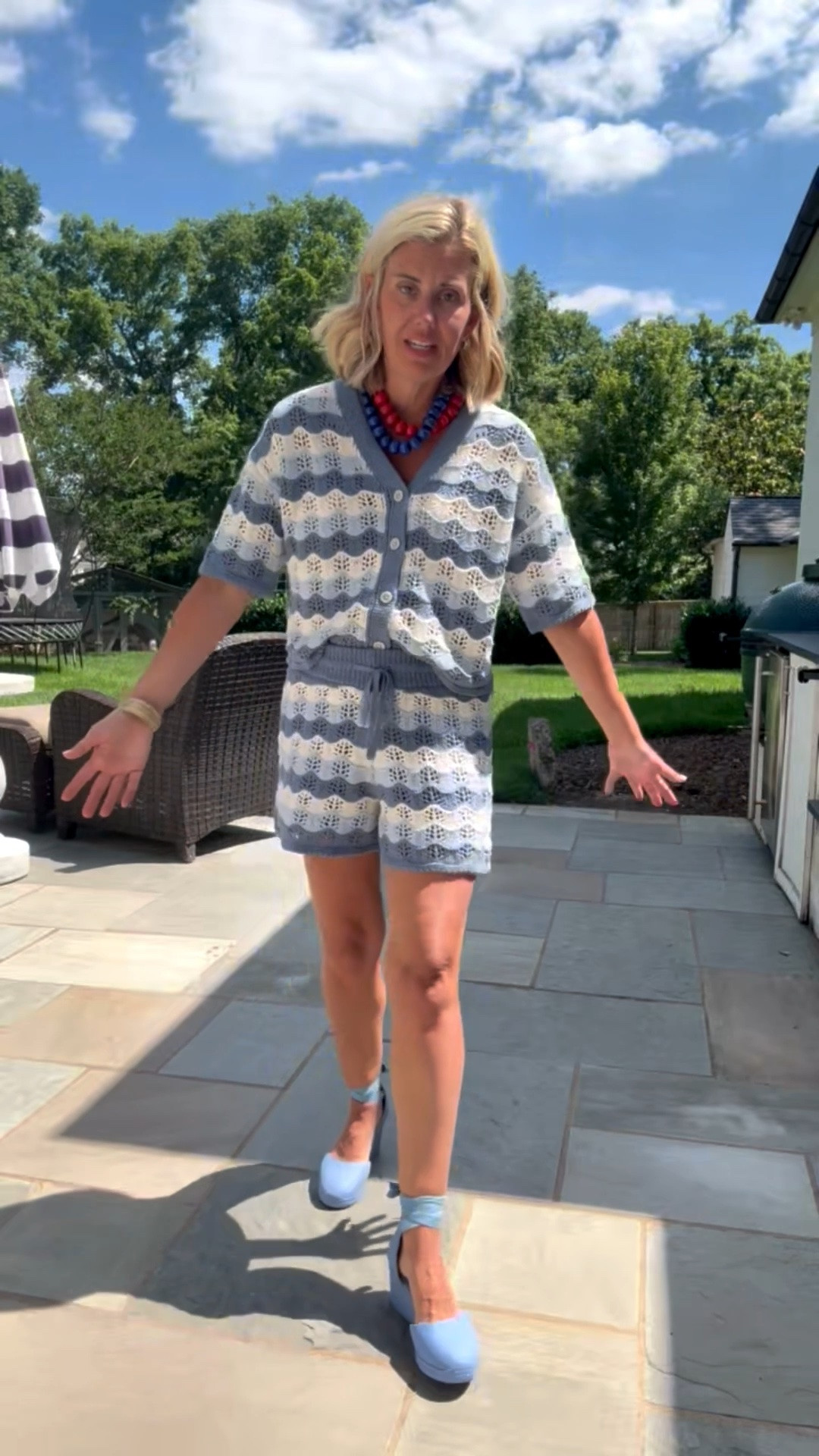 Best selling tar-jay set and I’m here for it! I added a pop of red and fun shoe! 🇺🇸 
Top - xs 
Shorts - small
Shoes - 8 tts

#LTKdayinmylife #LTKmomlife #LTKSeasonal