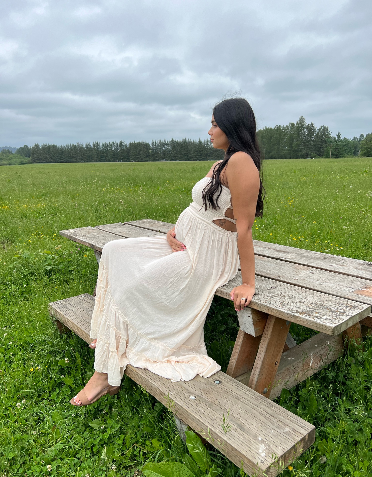 Amazon bump-friendly dress 🌸✨