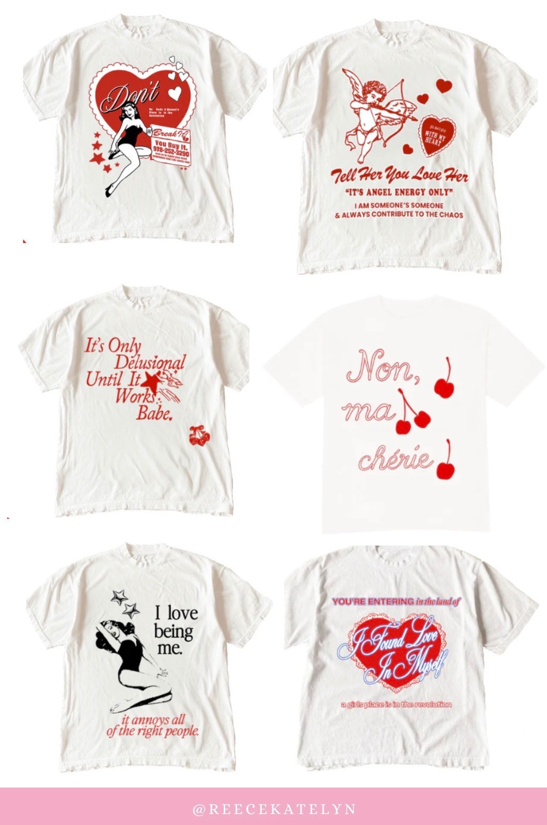 Kristin Jones + Valentines shirts + valentines OOTD