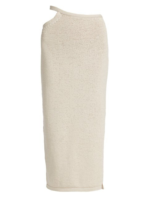 Samira Cut-Out Knit Skirt | Saks Fifth Avenue