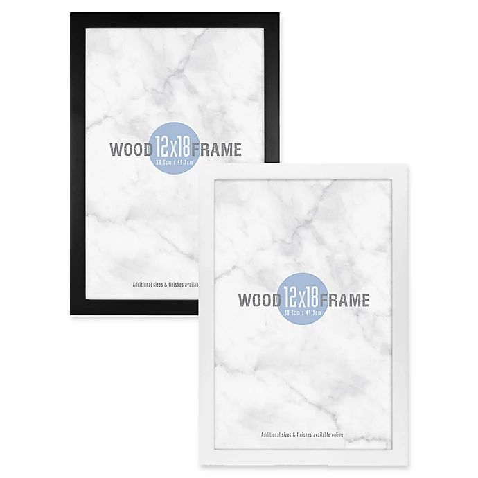 Gallery 12-Inch x 18-Inch Wood Frame | Bed Bath & Beyond