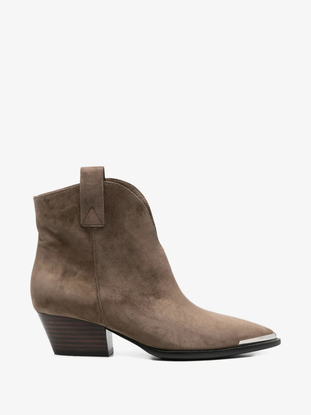 ADRIANNA FERETTI pointed-toe boots - Brown | Farfetch Global
