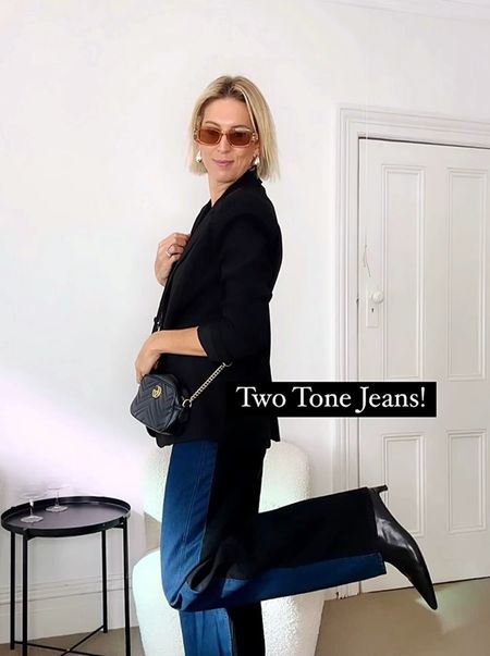 TWO TONE 👖 jeans!! Such a fun way to update your denim styling. 

#LTKautumn #LTKstyletip