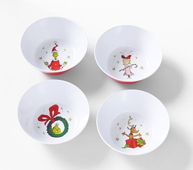 Dr. Seuss's The Grinch™ Bowls | Pottery Barn Kids | Pottery Barn Kids