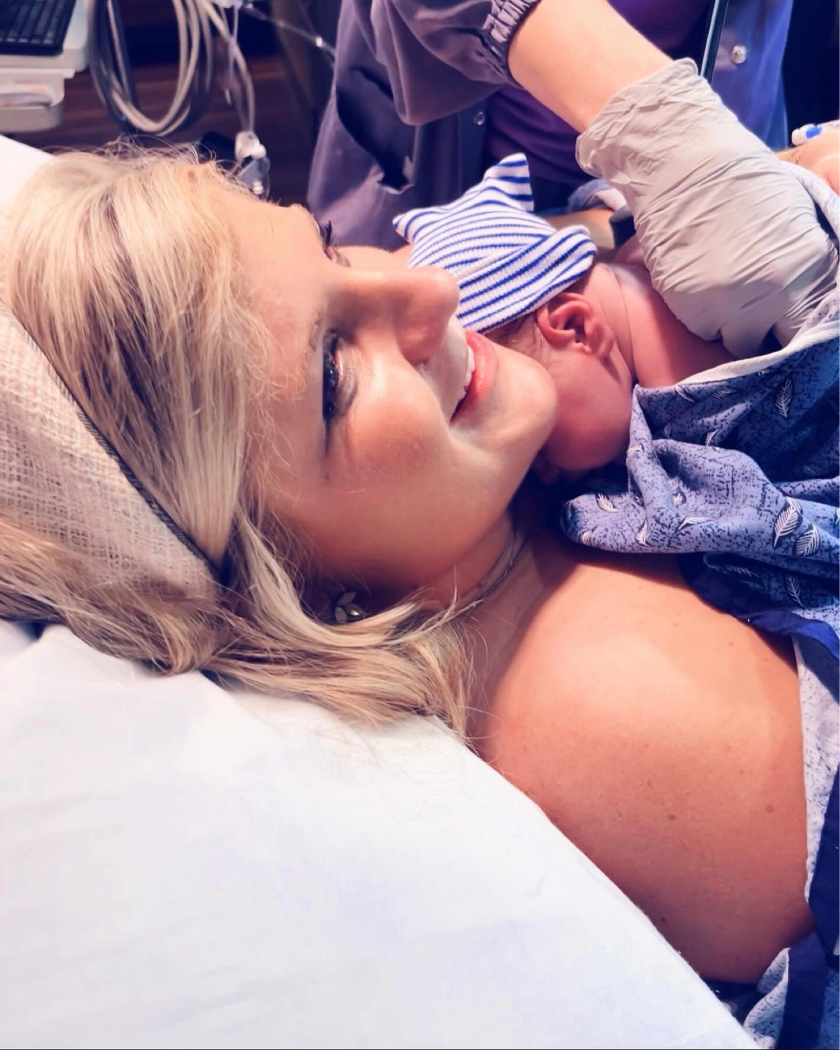 Our Sweet Baby Levi Rhett Mabry made his grand arrival at 12:59 AM weighing 8 lbs 2 oz and 20.25 in long!!!🤱🩵👶🏼 It was a FAST delivery (can’t wait to share the birth story later 🤭) and mama justtt about missed getting an epidural because he was readyyyy 🙈 to come meet us!! 🥳 His birth could not have gone more perfectly (everything I prayed for and more 😭) and baby boy is healthy and strong as can be!! 🥹🫶🏽 #sweetbabylevirhett #levirhettmabry 

“Now to HIM who is able to do immeasurably MORE than all we ask or imagine, according to his power that is at work within us, to HIM be glory in the church and in Christ Jesus throughout all generations, for ever and ever! Amen.” // Ephesians 3:20-21 💫🙌🏽

We are SO beyond smitten with our little bundle of joy in Levi Rhett already and thanking Jesus for his precious precious life!!! 👼🏼 He is the most chill little angel baby already - sooo snuggly and sweet - and we can’t stop staring at him! 😍🥰 Thank you for your love and prayers for our growing family - we are truly in awe of the Lord and living in newborn heaven for the foreseeable future!!! 🤱☁️✨ And we can’t wait for him to meet his big brother Judson so very soon as we are now officially a family of FOUR!! 🩵👶🏼🩵👶🏼

PS. Out of all the songs on my “hospital playlist” 🏥🎶, it just so happened that this song - “High Praise” - came on RIGHT as it was time to push - and it was three pushes and Levi Rhett was here to join us!! 🥹🙏🏽🙌🏽 This song has been such an anthem to me and I knew it was Jesus in the room at this exact moment - He is just that GOOD and in the details, y’all - always!!!🫶🏽😭 #thankyoujesus #immeasurablymore

#LTKBaby #LTKFamily