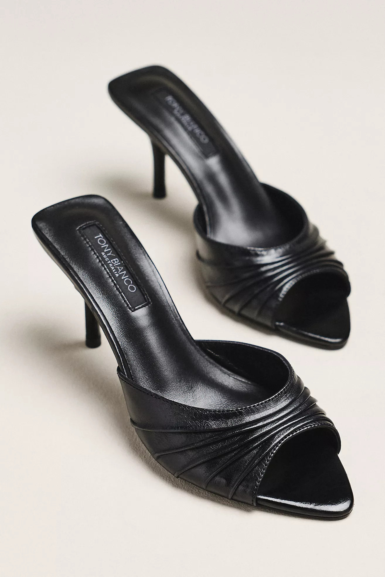 Tony Bianco Hype Peep-Toe Mules | Anthropologie (US)