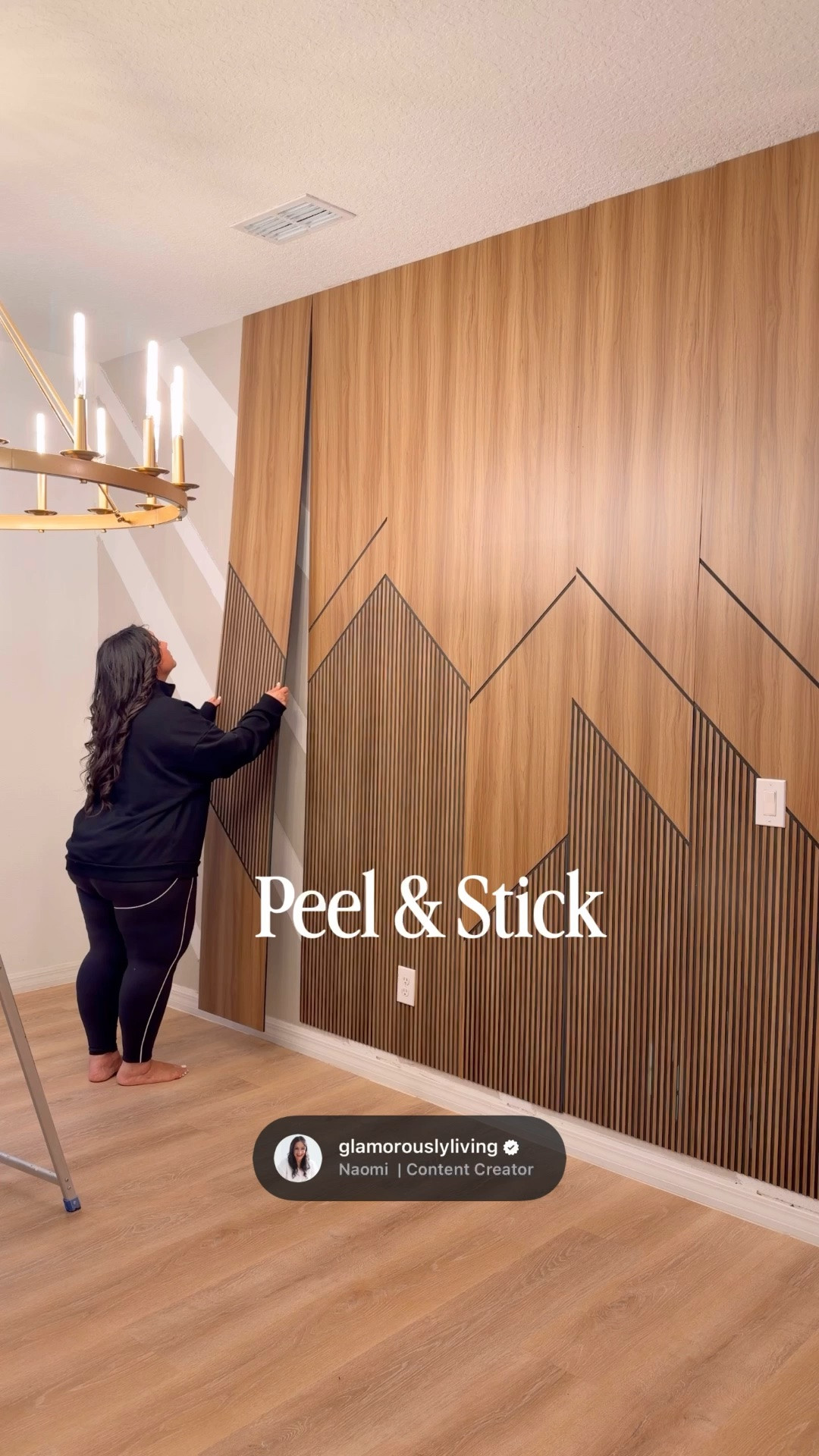 Created this accent wall easy with these peel and stick wall panels 🙌😍



Home decor| Modern home | Dining room decor | Dining chairs | Wall art | DIY home projects | pee and stick wall art | accent wall diy | wood panels