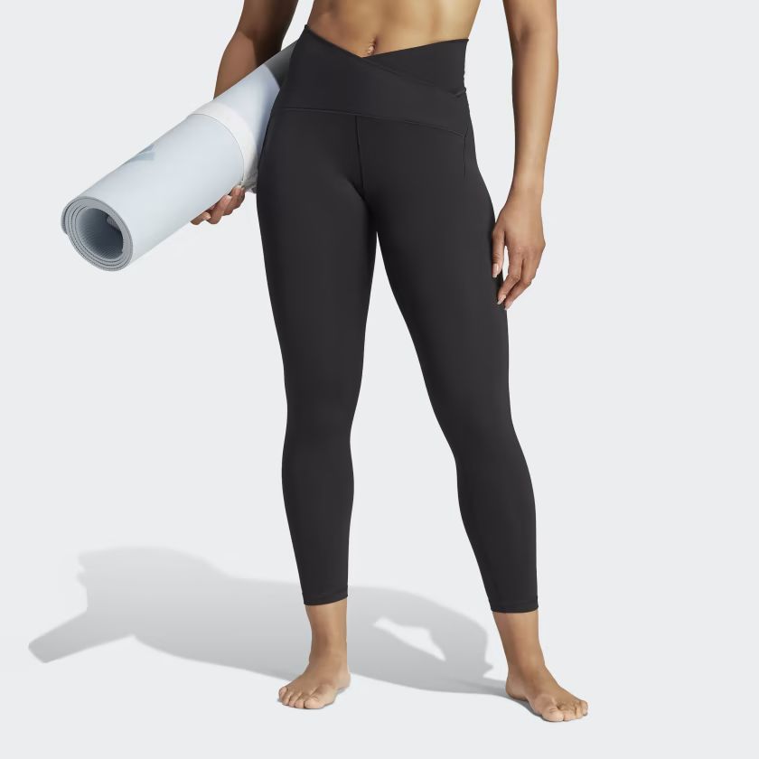 Yoga Studio Luxe Crossover Waistband 7/8 Leggings | adidas (US)