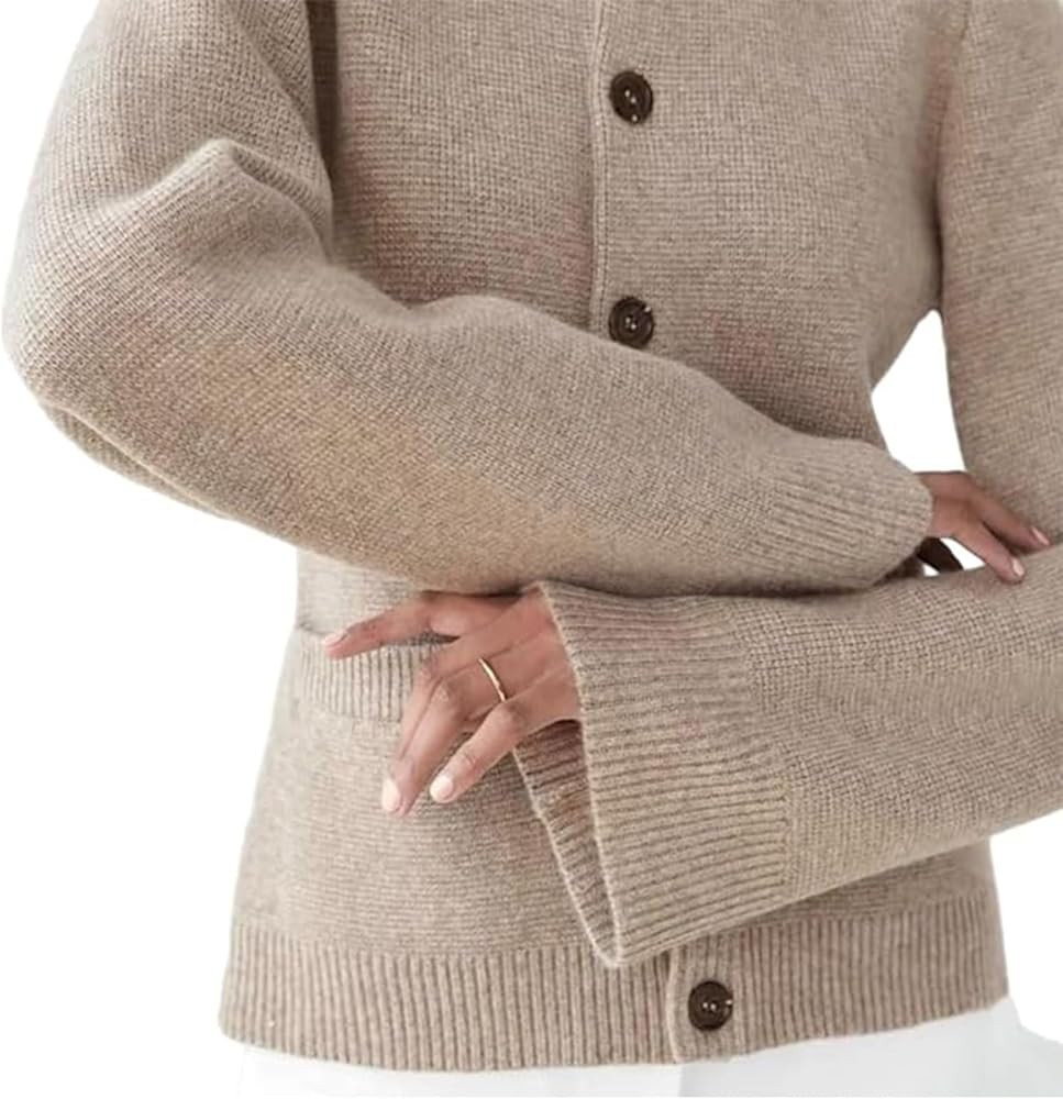 OCQOPM Slimming Button Cardigan Sweater, Fall Cropped Button Cardigan Sweaters for Women, 2023 Lo... | Amazon (CA)