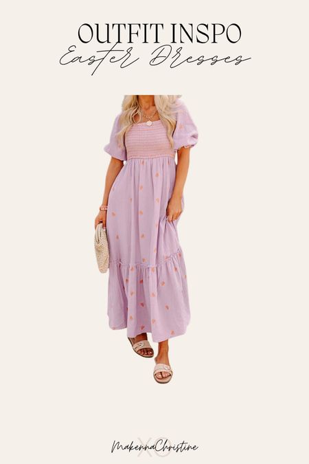 Gorgeous Easter dress! Spring maxi dress! I ordered a size small 