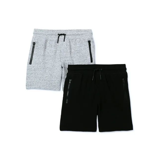 Wonder Nation Boys Lounge Shorts, 2-Pack, Sizes 4-18 & Husky | Walmart (US)