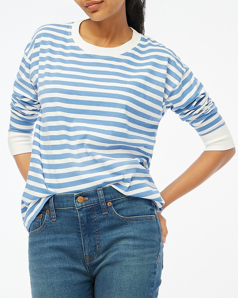 Long-sleeve striped tee | J.Crew Factory