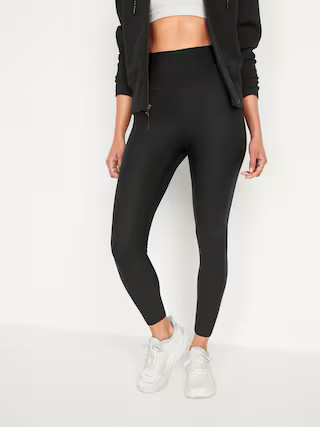 NEW! Extra High-Waisted PowerLite Hidden-Pocket 7/8-Length Leggings for Women | Old Navy (US)
