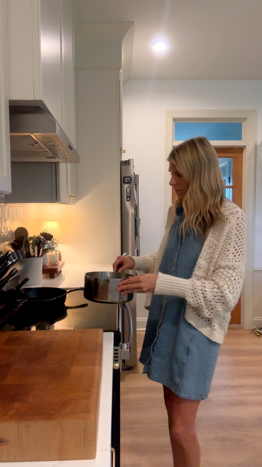 In love with this denim dress & this sweater is my fav fall item🥰

#LTKFamily #LTKHome #LTKSeasonal