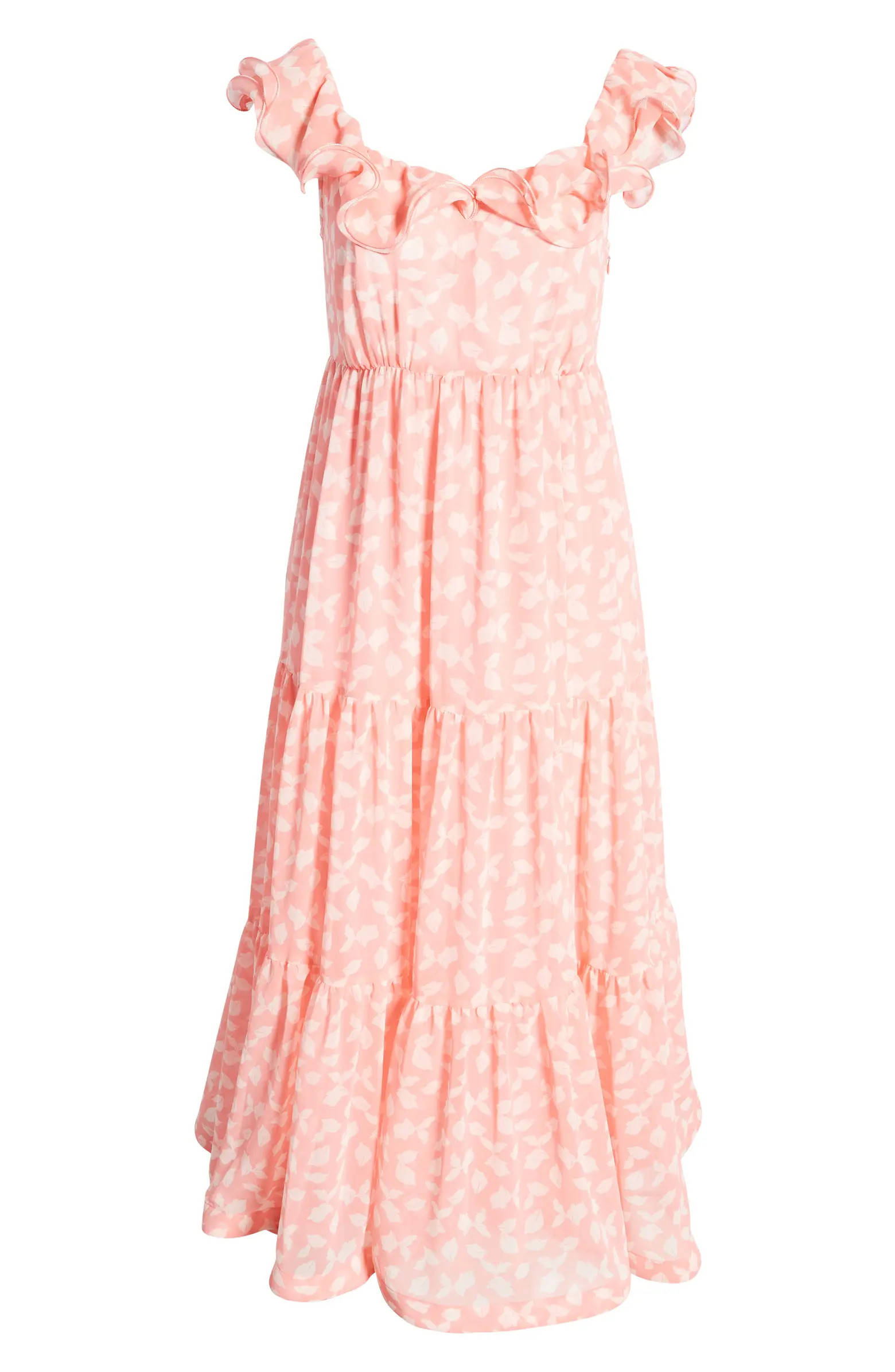 Ruffle Midi Dress | Nordstrom