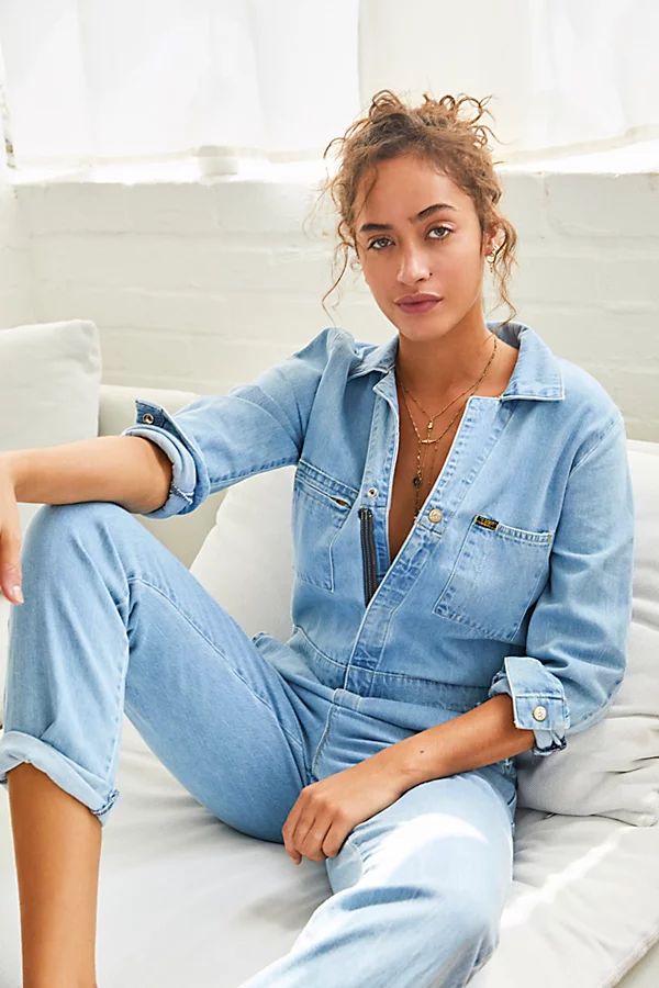 Lee Union Coverall by Lee at Free People, Super Bleach, S | Free People (Global - UK&FR Excluded)