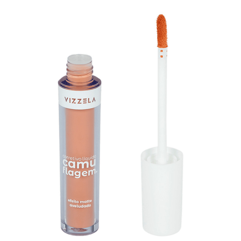 Vizzela Cosméticos Camuflagem Salmão
             - Corretivo Líquido 5g | Beleza Na Web (BR)