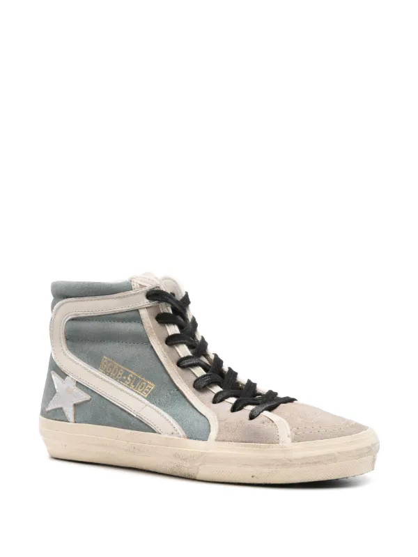 Golden Goose Slide Suede Sneakers - Farfetch | Farfetch Global