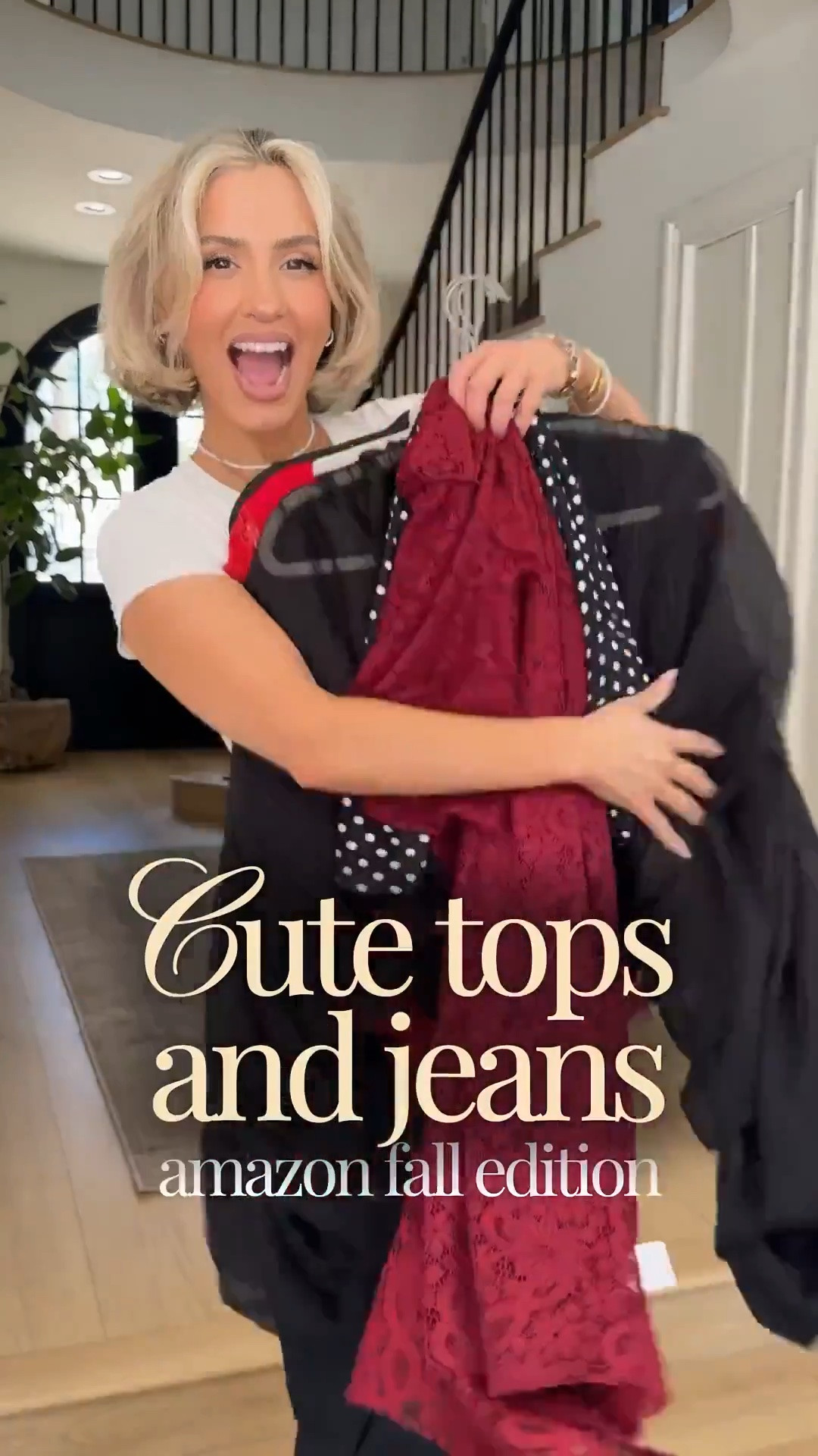 Cute tops & jeans | Amazon fall edition! 🥰 these are perfect for date night, brunch with the girls, any kind of special event or dinners! 

Jeans are 27x30 
Tops small

The first burgundy long top is part of a matching set and I’m wearing it with the burgundy Bandeau top that I linked below.

#LTKgrwm #LTKootd #LTKU